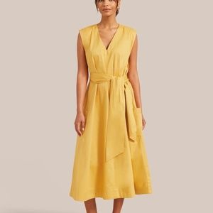 Women’s Claudette Tie Waist Cotton Dress